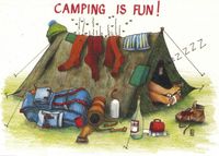 camping is fun
